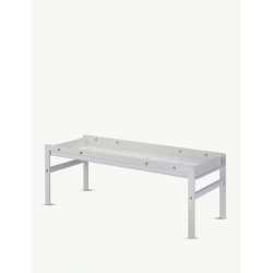 Stół/ławka, Reform,  srebrna biel