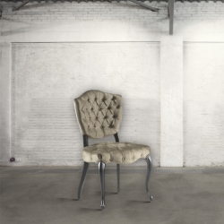 Krzesło pikowane - aksamit DB000360
