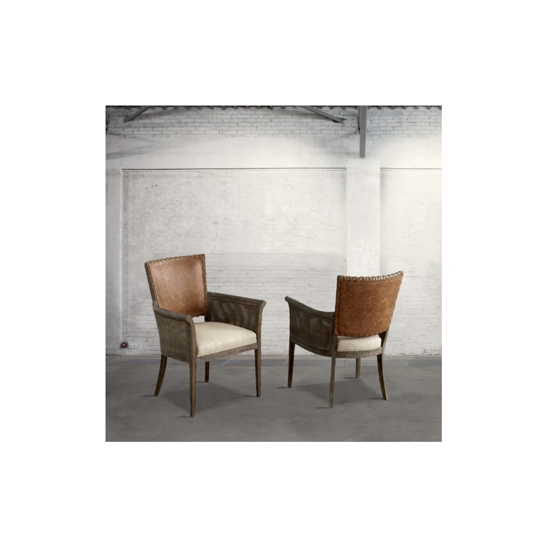 Krzesło dębowe z podłokietnikami DB002258