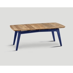 Stół z drewna z recyklingu - prostokątny DB004139