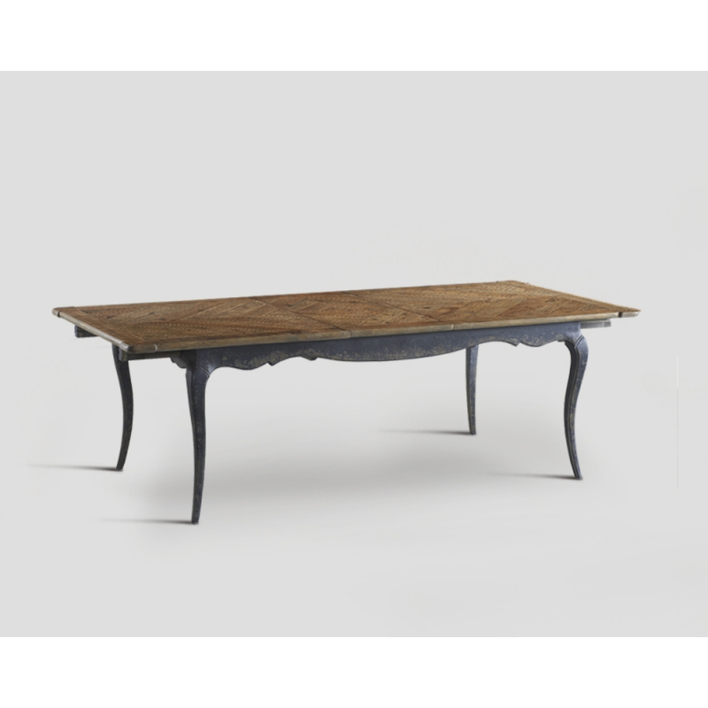 Stół rozkładany - prostokątny blat z mozaiką DB002924