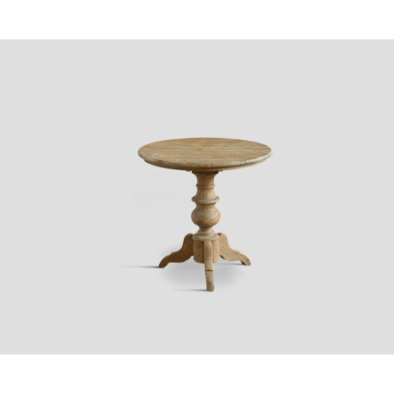 Stół z drewna z recyklingu - okrągły DB002358