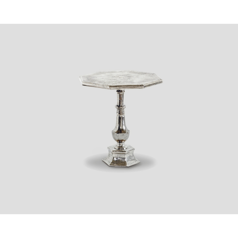 Ośmioboczny stolik okazjonalny - aluminiowy DB002669