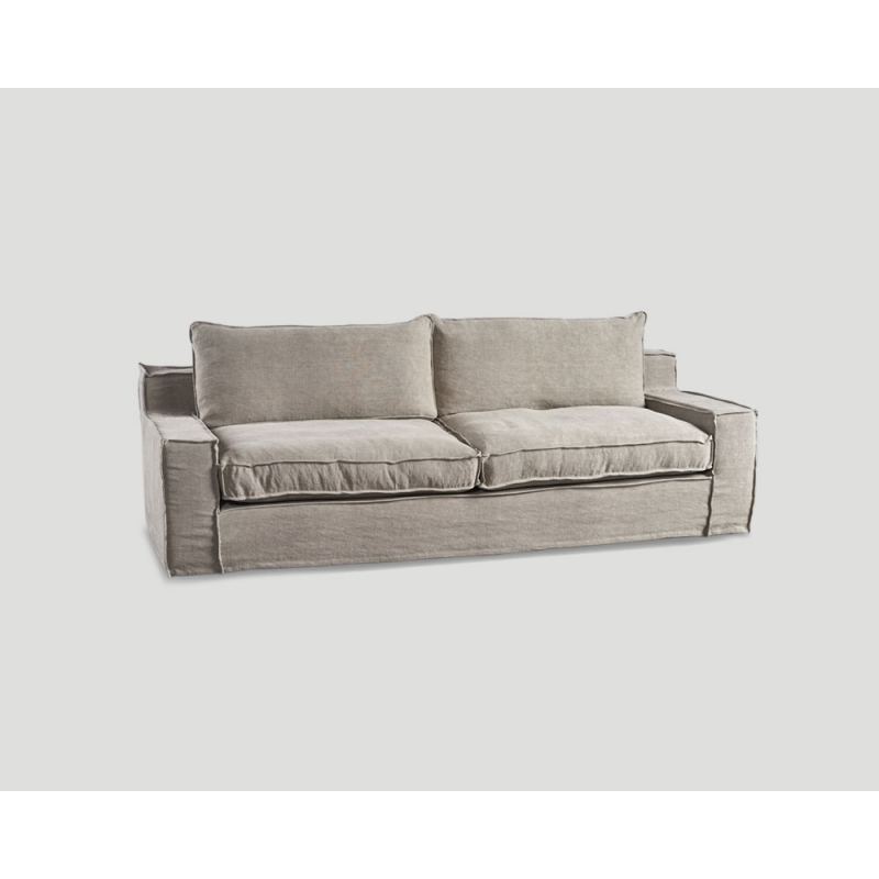 Sofa trzyosobowa - ostrygowa DB004539