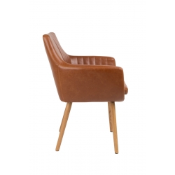 Krzesło PIKE - brązowe
