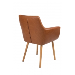 Krzesło PIKE - brązowe