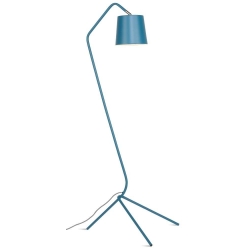 Lampa podłogowa BARCELONA, 3-nożny żelazny stelaż/53x57xh152cm, teal blue
