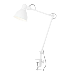 Lampa stołowa DERBY żelazna/ 20x37cm, biały