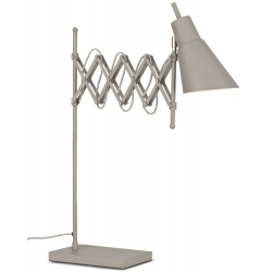 Lampa stołowa OXFORD żelazna h: 64cm/ 28-60cm, smoke grey