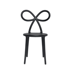Krzesło Ribbon czarny mat