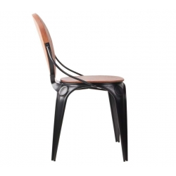 Krzesło LOUIX antyczny czarny
