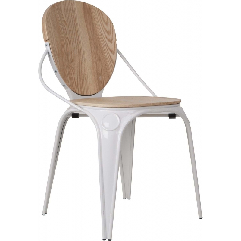 Krzesło LOUIX naturalna biel