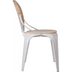 Krzesło LOUIX naturalna biel