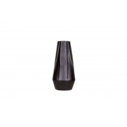 Metalowa waza ANGULAR LADY czarna 33cm