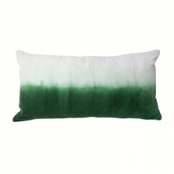 Poduszka biało - zielona