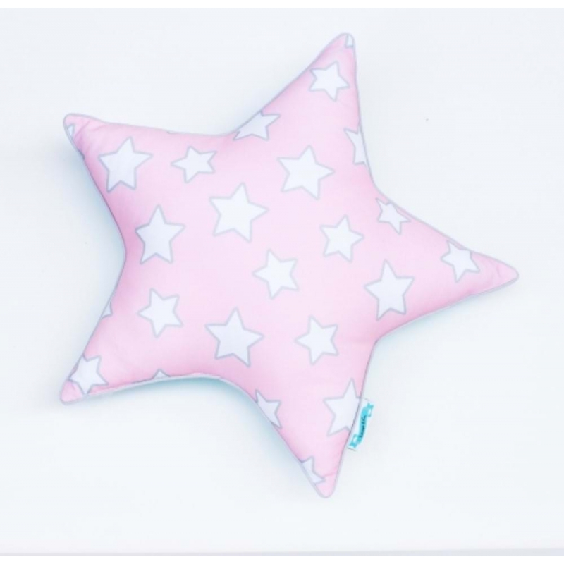 Poduszka Star Pink Stars and Mint Stars